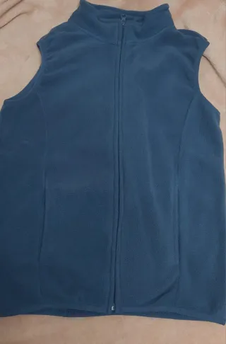 Chaleco polar con cremallera