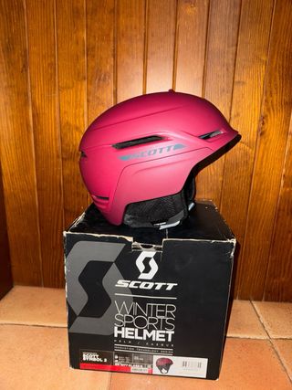 Casco Scott Symbol 2 Ruby Red Talla M