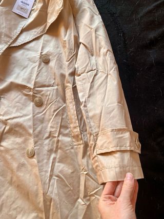 Gabardina Trench Bershka Beige
