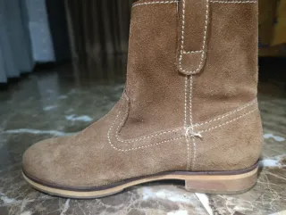 Botas de piel marrones