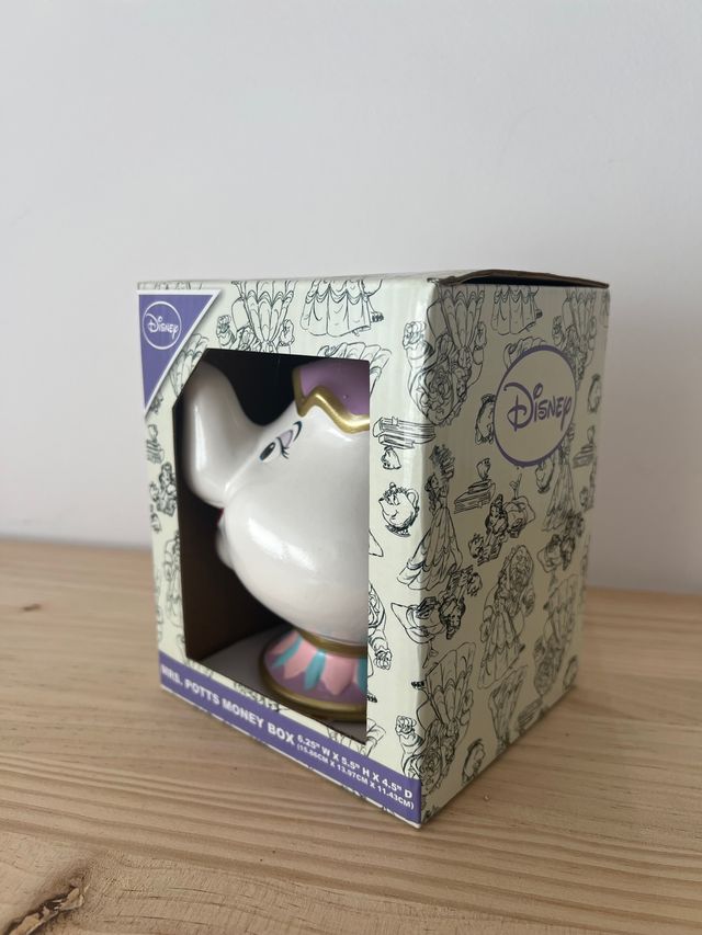 Hucha Sra. Potts La Bella y la Bestia Disney