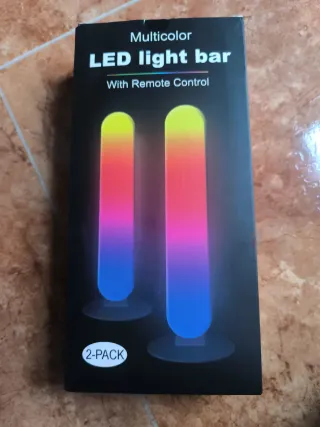 Luces LED RGB Escritorio 2 Piezas