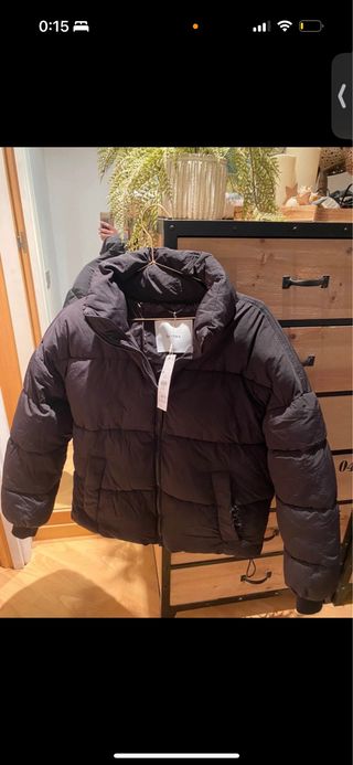 Chaqueta anorak negra nueva