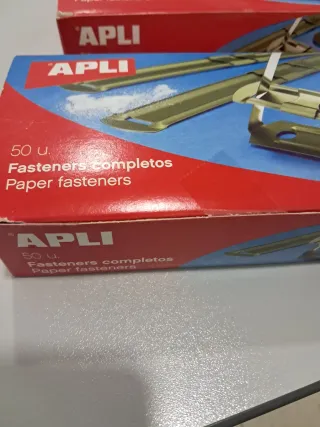 Lote 2 Cajas APLI Fasteners Completos