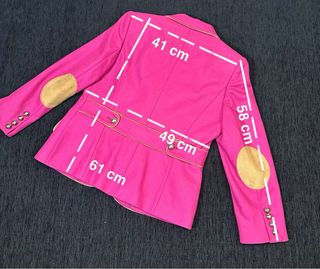 Blazer Detrendus Lana Cachemir Rosa Talla L