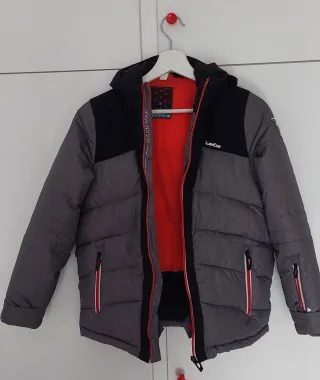 Anorak Wed'ze Negro y Gris  talla 10