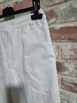 Pantalón de trabajo blanco