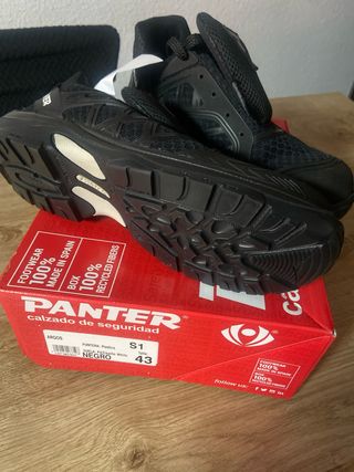 Zapatos de Seguridad PANTER Negros