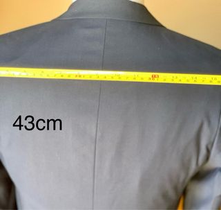 Abito uomo blu completo 3 pezzi tg46