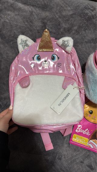 Set Regalo Niñas Unicornio y Barbie