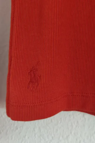 Jersey Ralph Lauren cuello alto rojo Talla S