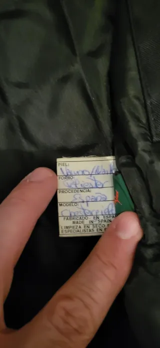 Cazadora Chesterfield Racing Negra/Roja