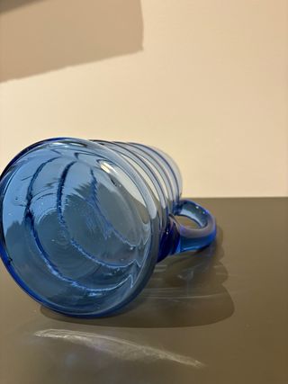 Bella y antigua Jarra de cristal estilo arteco