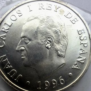 2000 Pesetas 1996 SC Maja Vestida Goya Plata