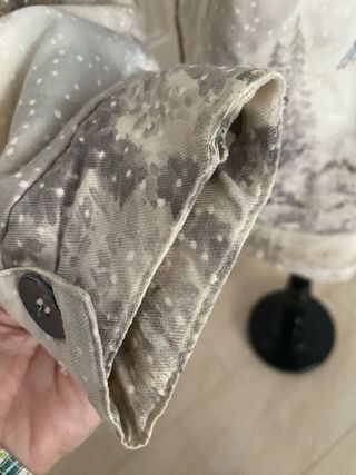 Parka ligera vintage con motivos de nieve