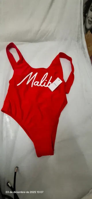 Bañador rojo mujer Malibu