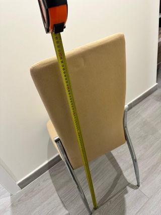 Conjunto 6 Sillas Comedor Beige