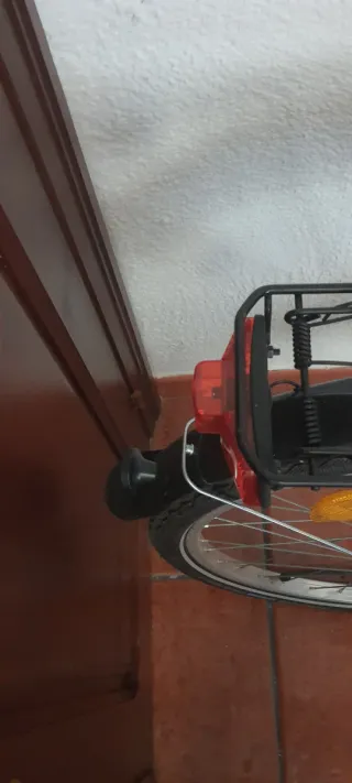 Bicicleta urbana negra