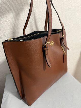 Bolso Coach Marrón y Dorado