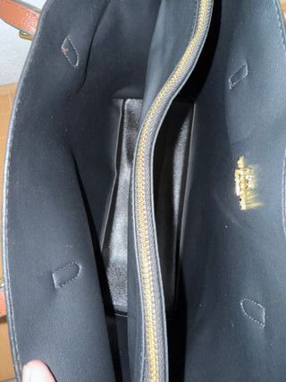 Bolso Coach Marrón y Dorado