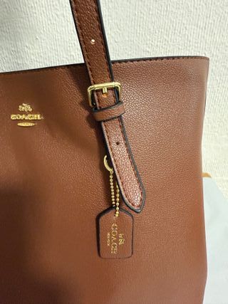Bolso Coach Marrón y Dorado