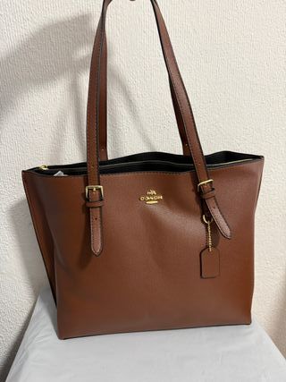 Bolso Coach Marrón y Dorado