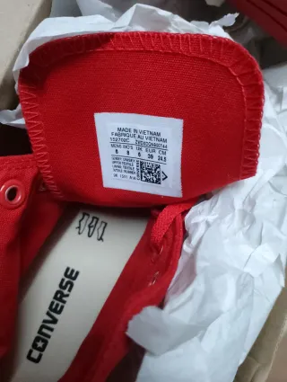 Converse Rosse Taglia 39