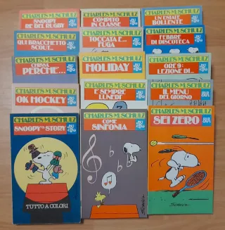 Lotto fumetti Charles M.Schulz BUR anni 70/80