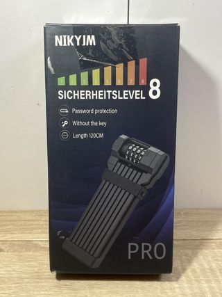 Candado Bicicleta Plegable con Soporte