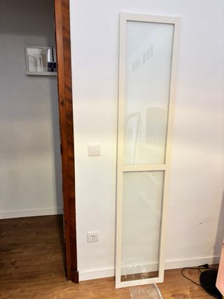 Puerta Cristal Billy Oxberg Blanca Ikea