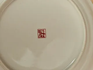 Juego de 3 platos decorativos de porcelana