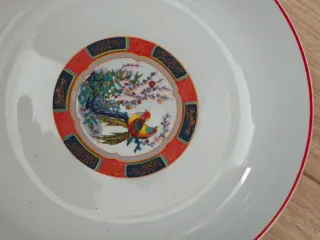 Juego de 3 platos decorativos de porcelana