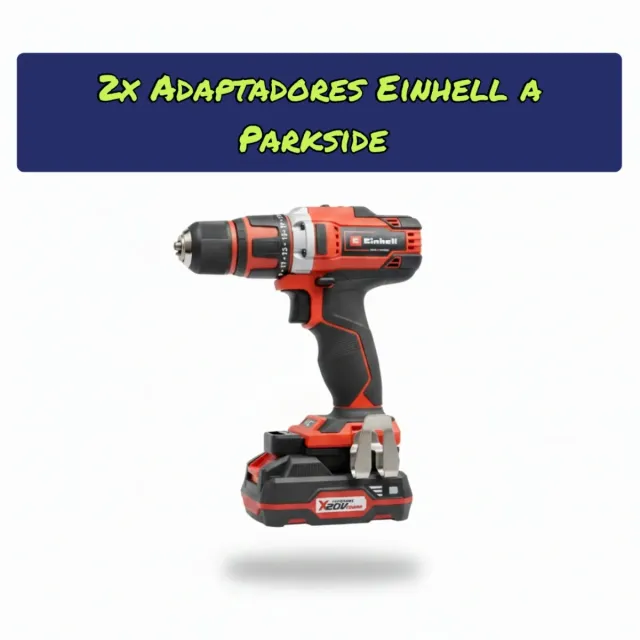 ㊙️2x Adaptadores Einhell a Batería Parkside X20V㊗️
