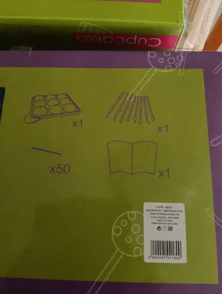 Lote reposteria para cupcakes