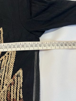 Camiseta NU manga larga lentejuelas S