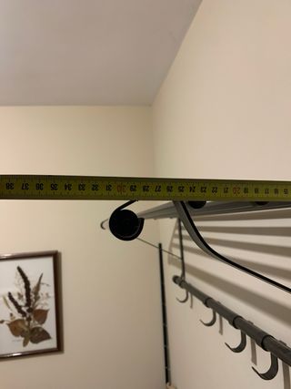 Perchero metálico pared Ikea