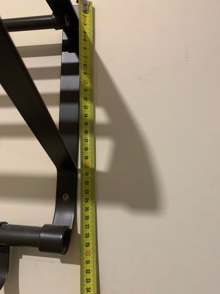 Perchero metálico pared Ikea