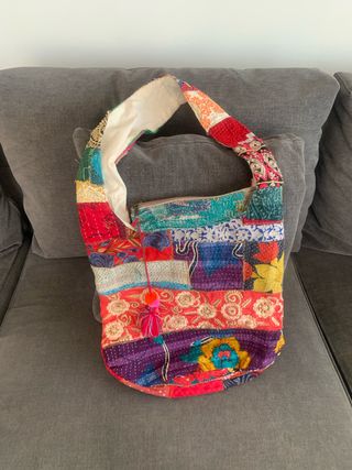 Bolso patchwork multicolor