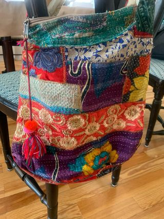 Bolso patchwork multicolor