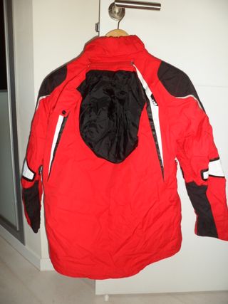 Chaqueta niño 11-13 años roja y negra