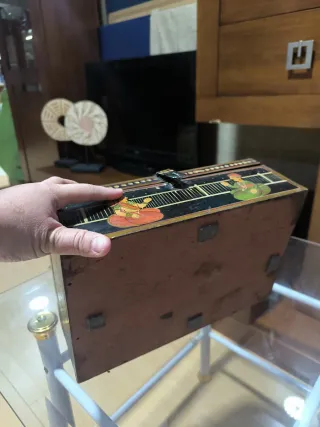 Caja India Artesanal Pintada