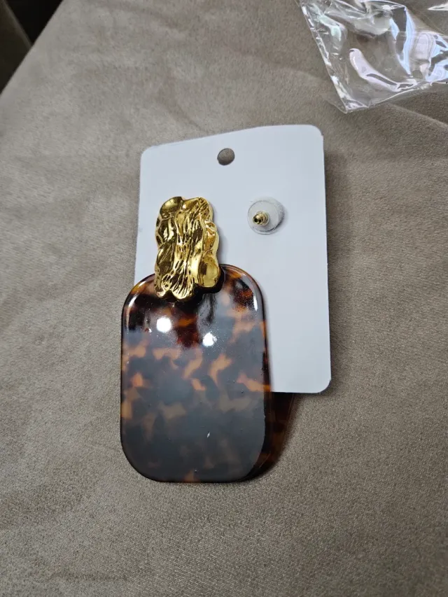 Brincos Tartaruga e Dourado