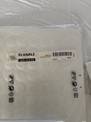Estantería Elvarli IKEA Blanca. 5 unidades.