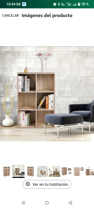 Librería Estantería Roble