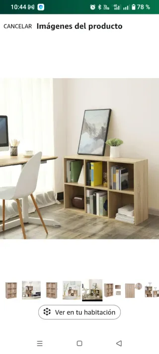 Librería Estantería Roble