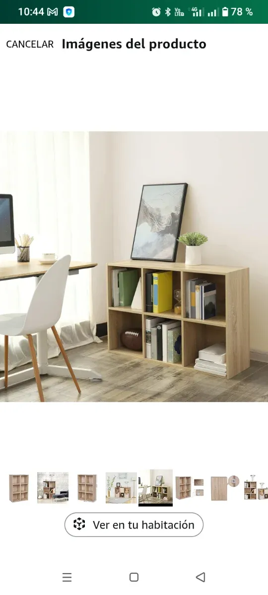 Librería Estantería Roble