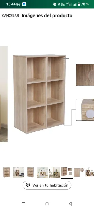 Librería Estantería Roble