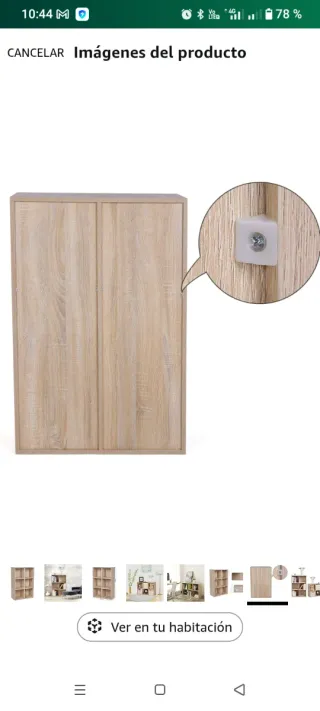 Librería Estantería Roble