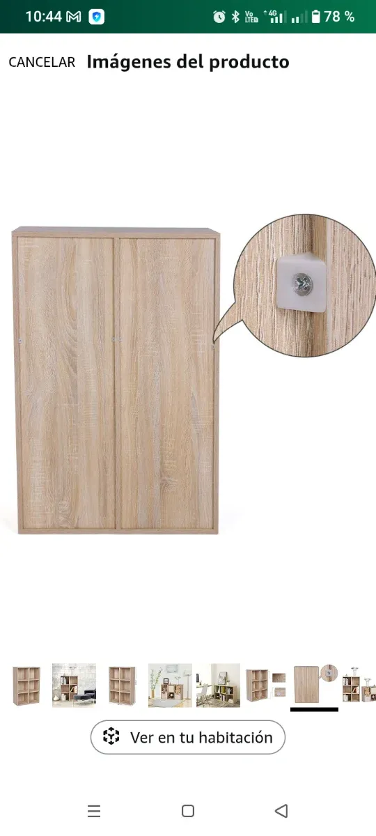 Librería Estantería Roble