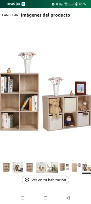 Librería Estantería Roble